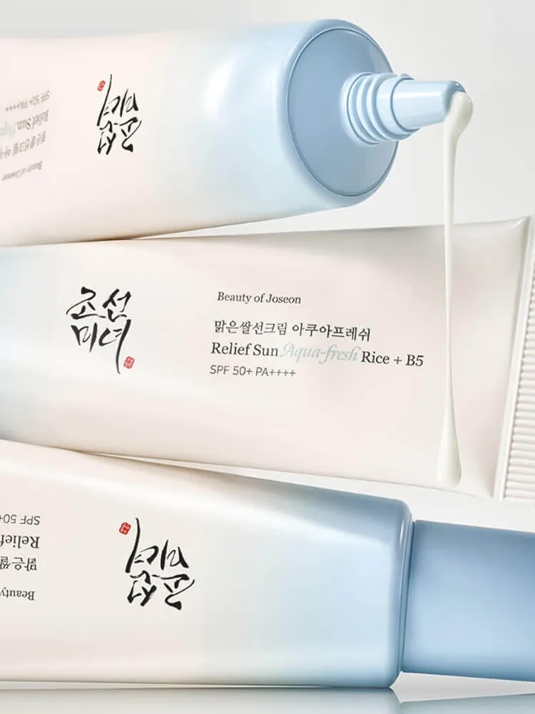 СОЛНЦЕЗАЩИТНЫЙ КРЕМ RELIEF SUN AQUA FRESH RICE+ B5 SPF50/PA+++ 50ML (BEAUTY OF JOSEON) — фото 6