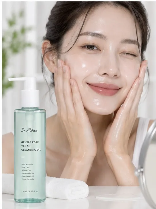 ГИДРОФИЛЬНОЕ МАСЛО GENTLE PORE VEGAN CLEANSING OIL 150ML (DR.ALTHEA) — фото 2