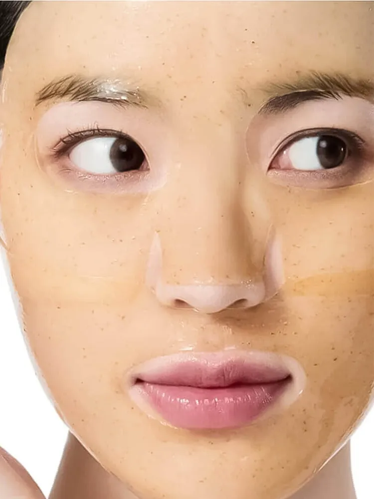 Гидрогелевая маска для сияния кожи с рисом Anua Rice 70 Glow Collagen Mask — фото 6