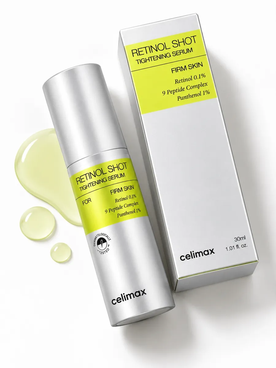 СЫВОРОТКА ДЛЯ ЛИЦА С РЕТИНОЛОМ THE VITA-A RETINOL SHOT TIGHTENING SERUM 30ML (CELIMAX) EXP 2027.12