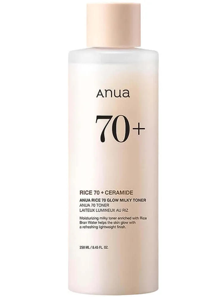 ТОНЕР ДЛЯ ЛИЦА RICE 70 GLOW MILKY TONER 250ML (ANUA) — фото 4