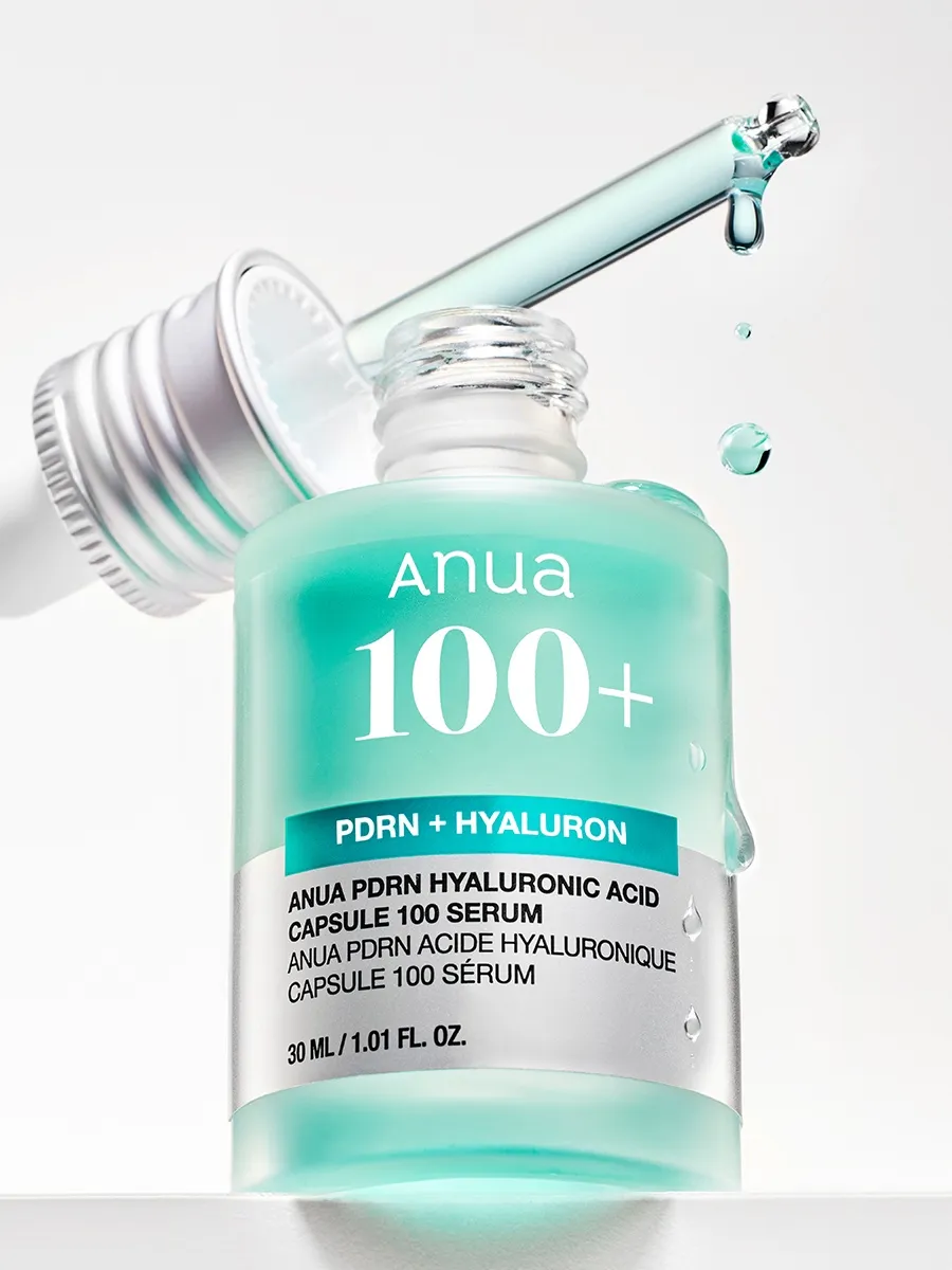 СЫВОРОТКА ДЛЯ ЛИЦА PDRN HYALURONIC ACID CAPSULE 100 SERUM 30ML (ANUA) — фото 2