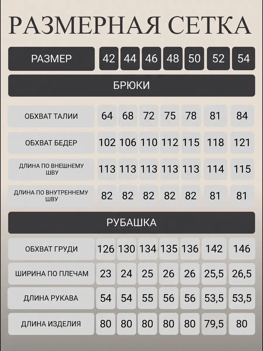Брючный костюм двойка с рубашкой деловой — фото 6