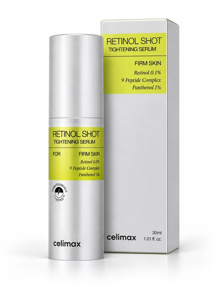СЫВОРОТКА ДЛЯ ЛИЦА С РЕТИНОЛОМ THE VITA-A RETINOL SHOT TIGHTENING SERUM 30ML (CELIMAX) EXP 2027.12 — фото 3