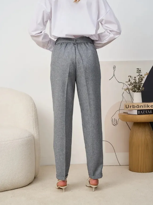 Костюм брючный деловой с жилеткой — фото 6