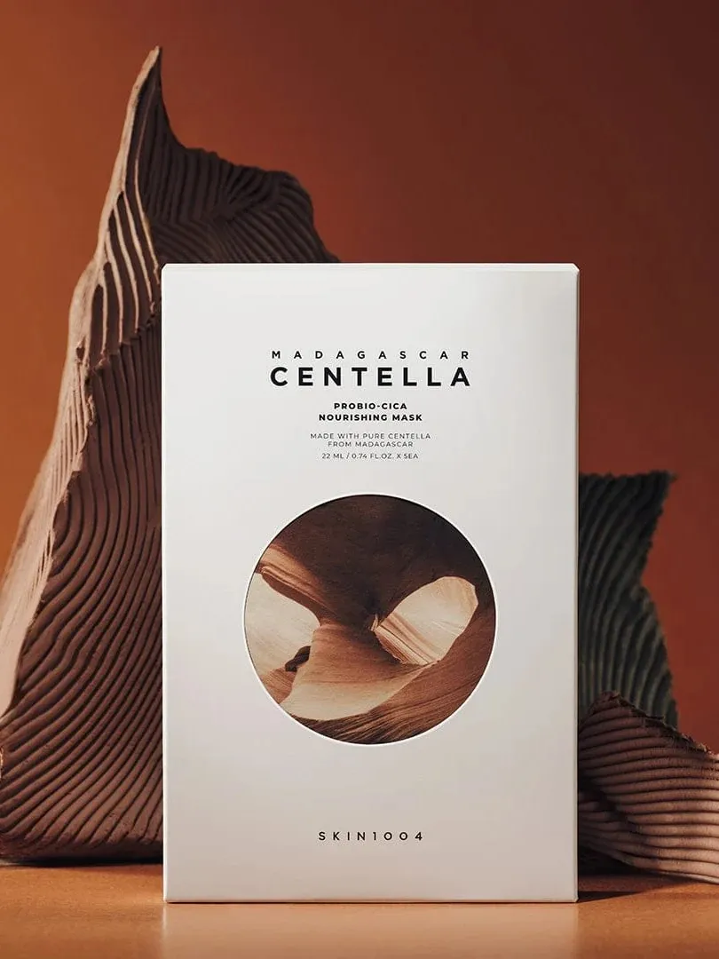 Набор тканевых масок с пробиотиками SKIN1004 Madagascar Centella Probio-Cica Nourishing Mask — фото 4